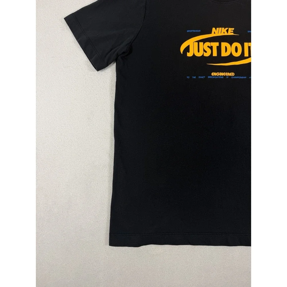 Nike Sportswear 'Just Do It' Graphic Crewneck T-Shirt Black Size XL